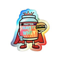 Have It Your Whey | Funny Protein Gym Holographic Sticker