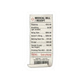 Medical Bill Receipt Sticker | political satire, absurdist America, dark humor
