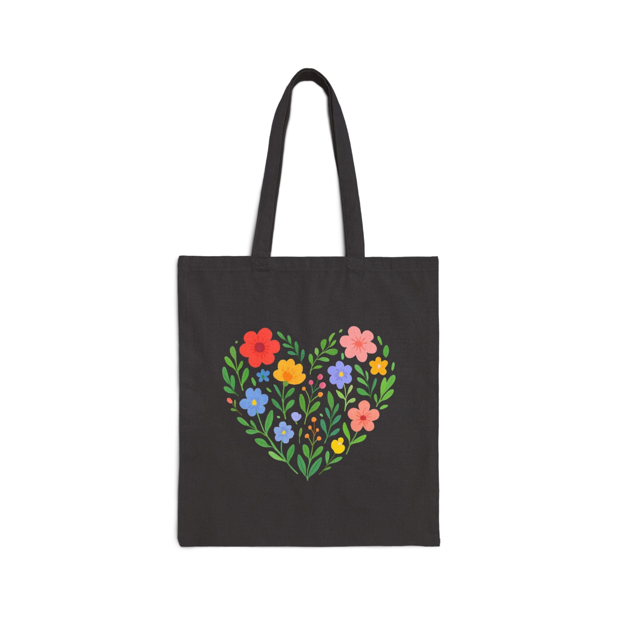 Wildflower Heart Tote Bag
