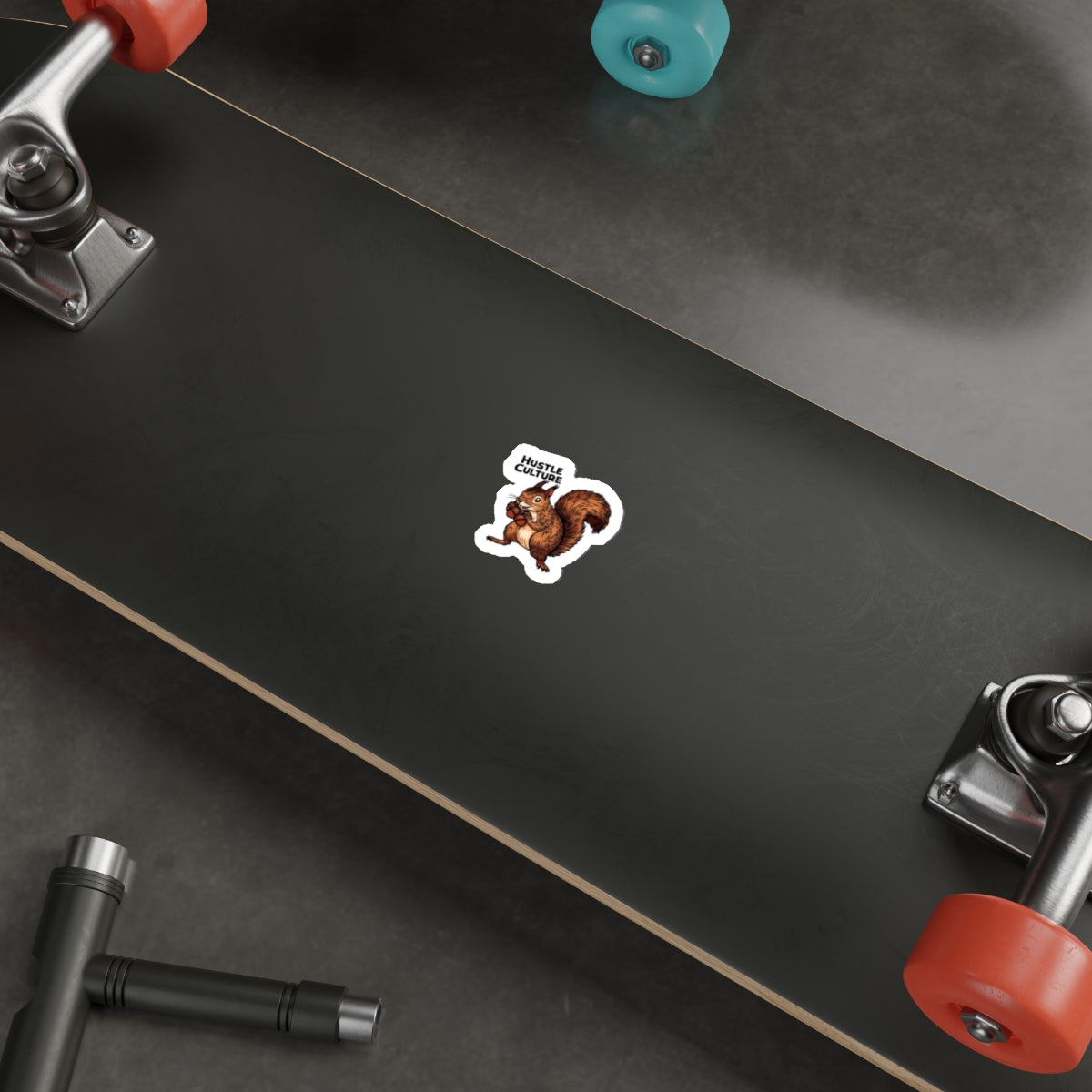 Hustle Culture | Funny Squirrel Sticker