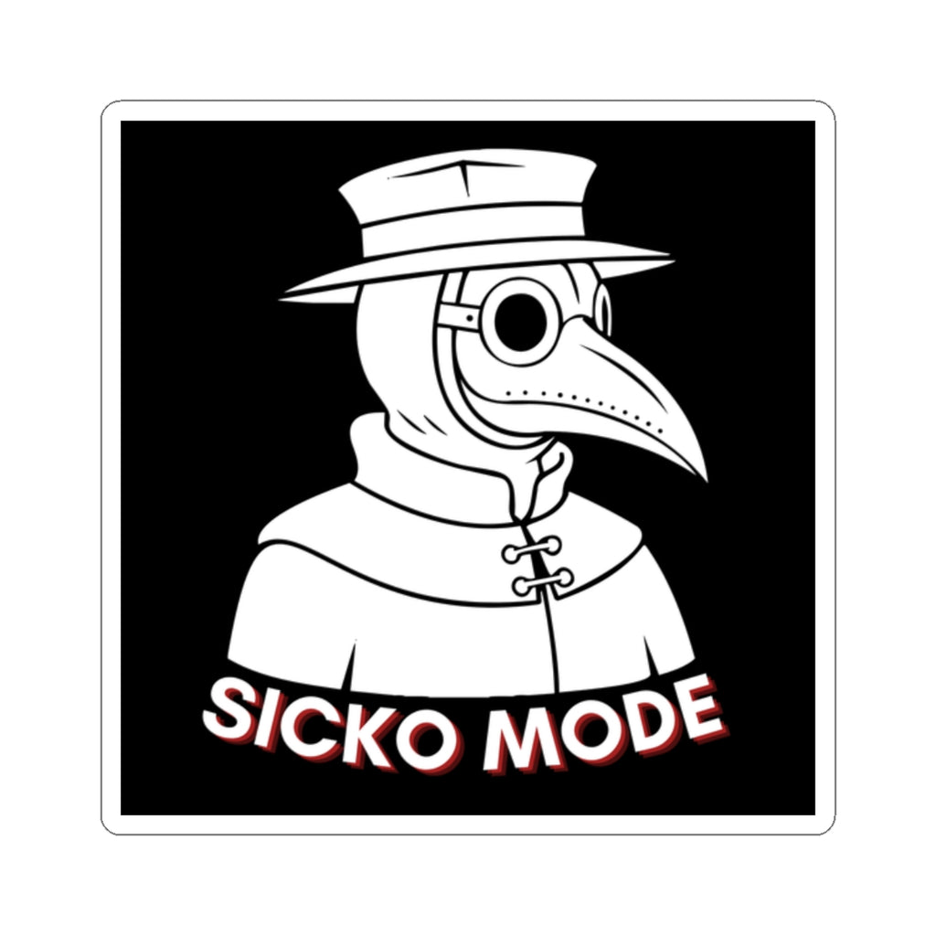 Sicko Mode Plague Doctor Sticker