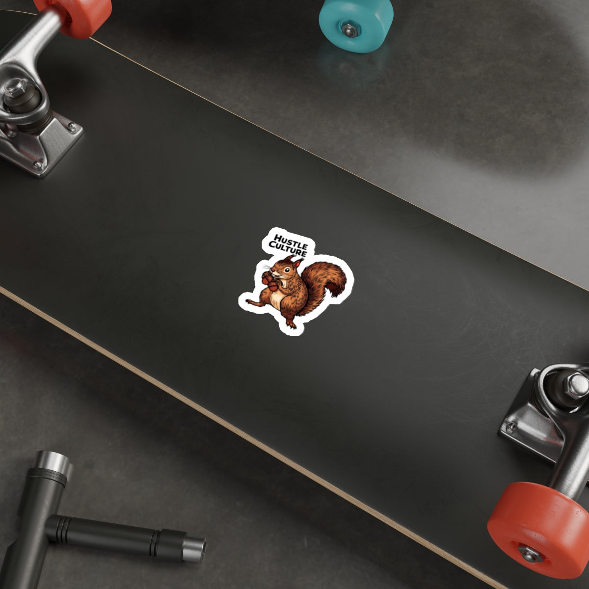 Hustle Culture | Funny Squirrel Sticker