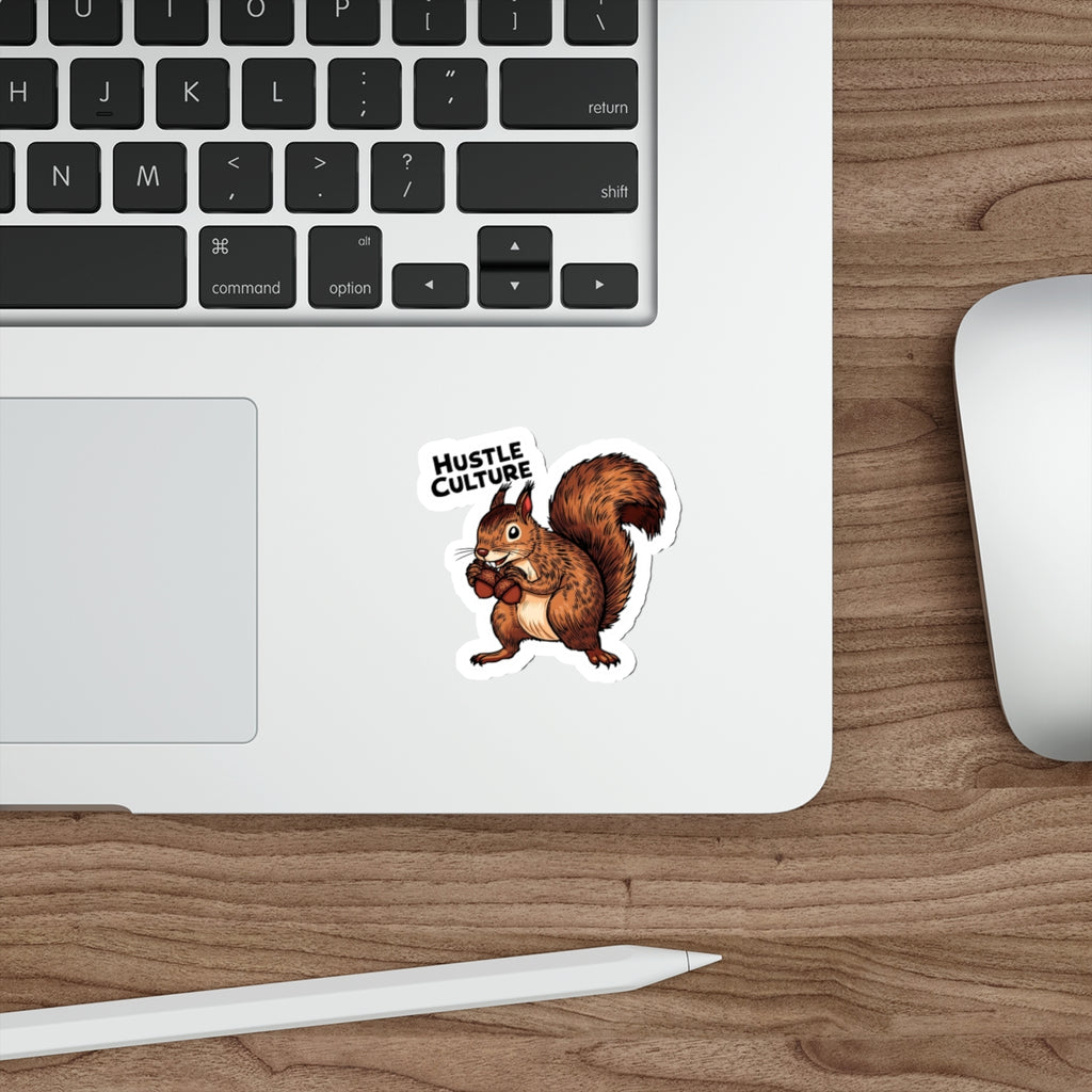 Hustle Culture | Funny Squirrel Sticker
