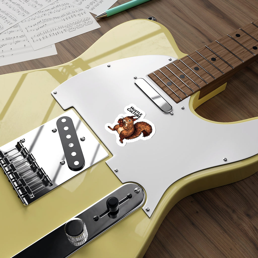 Hustle Culture | Funny Squirrel Sticker