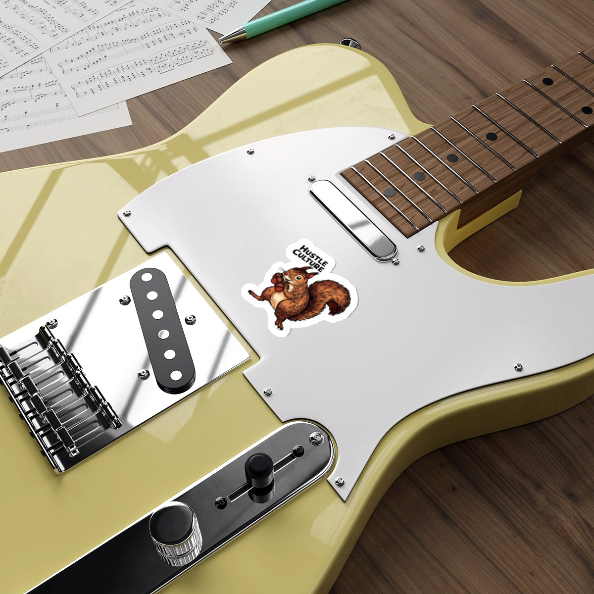 Hustle Culture | Funny Squirrel Sticker